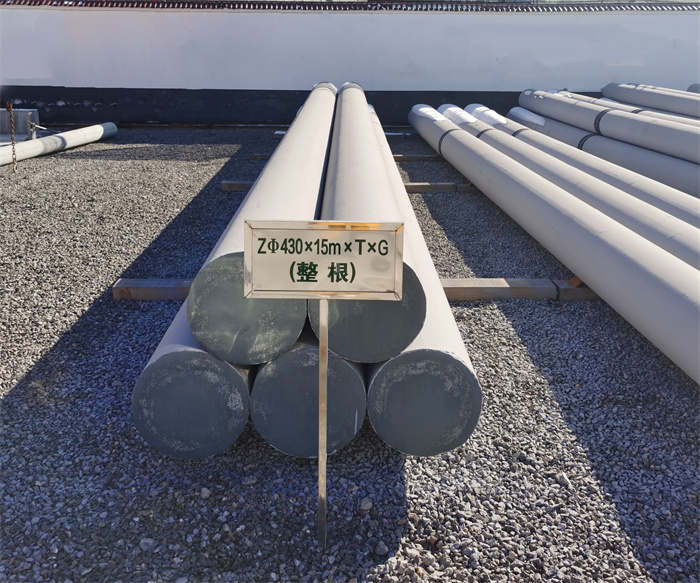 文昌430×15米×T×G终端电线杆